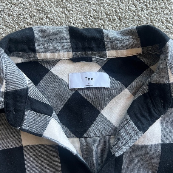 TNA plaid button down shirt - Picture 3 of 5